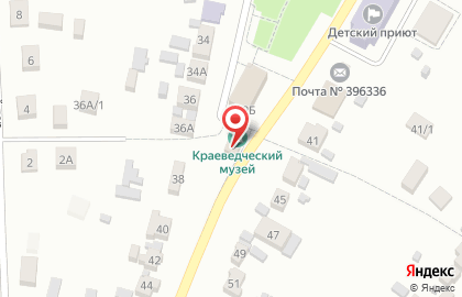 Краеведческий музей в Воронеже на карте