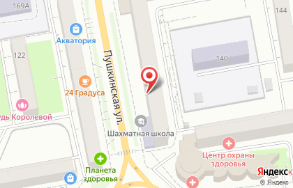 Салон красоты Glamour на Пушкинской улице на карте