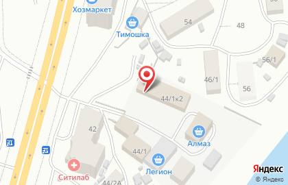 Продуктовый магазин в Якутске на карте
