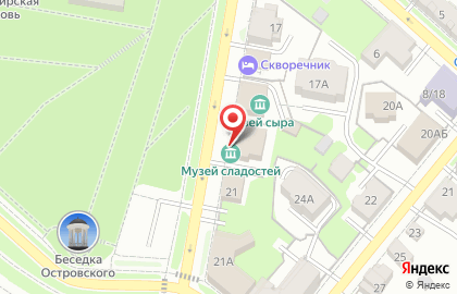 Музей сладостей на карте