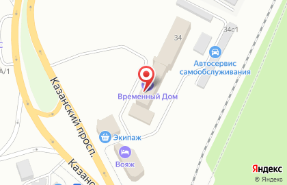 Хостел Nika Hostel на Казанском проспекте на карте