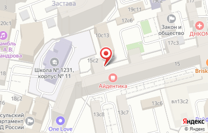 Московская Юридическая Группа на Смоленском бульваре на карте