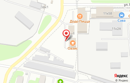 Кафе Оазис в Омске на карте