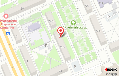 Параллель в Ленинском районе на карте