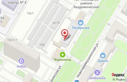 Мебельный Салон на Новочерёмушкинской улице на карте