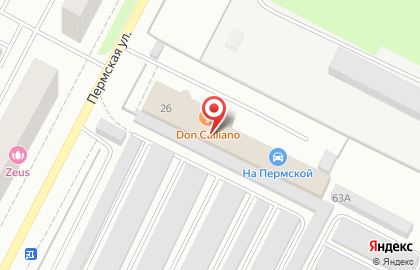 Сауна Бодрость на Пермской улице на карте