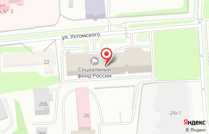 Стоматология Денталика на улице Ухтомского на карте