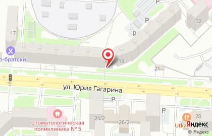 Магазин мяса халяль на улице Юрия Гагарина на карте