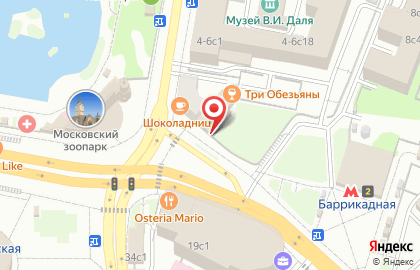 Экспресс-кофейня Зернышко на Баррикадной улице на карте