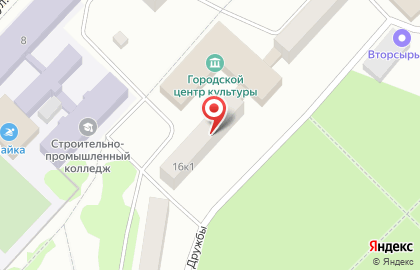 Зайка на улице Дружбы на карте