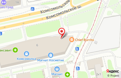 Супермаркет цифровой техники DNS на Комсомольской площади на карте