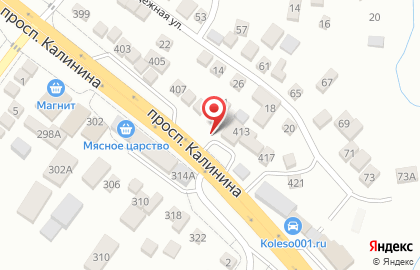 Шиномонтажная мастерская в Пятигорске на карте