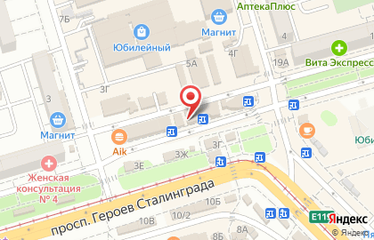 Салон связи МегаФон на проспекте Героев Сталинграда, 3а на карте
