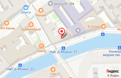 Тюльпан на Невском проспекте на карте