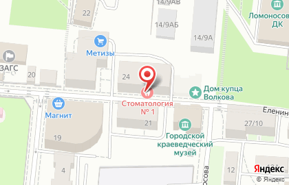 Диагностический центр Хеликс Ломоносовский на карте