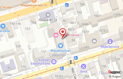 Коллегия адвокатов имени Баранова в Ленинском районе на карте