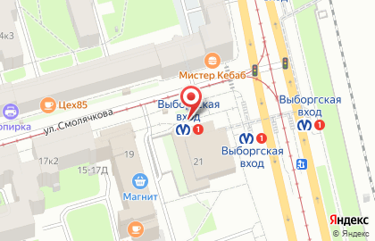 Банкомат Банк Санкт-Петербург на улице Смолячкова на карте
