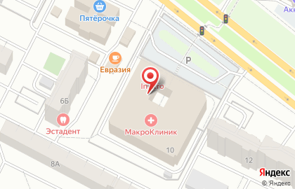 Служба доставки DPD на Интернациональной улице на карте