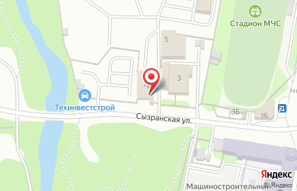 Торговая компания Техкомплект в Зареченском районе на карте