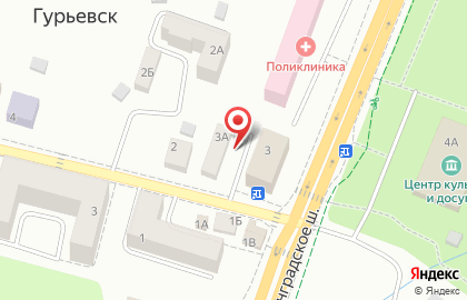 Аптечный пункт в Калининграде на карте
