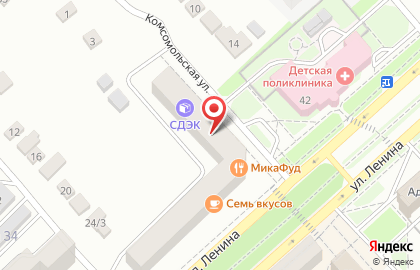 Медицинская лаборатория Ситилаб на улице Ленина на карте