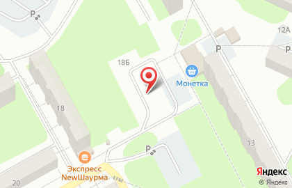 Продуктовый магазин в Перми на карте