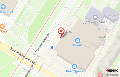 Федеральная сеть Фианит-Ломбард на Караваевской улице на карте