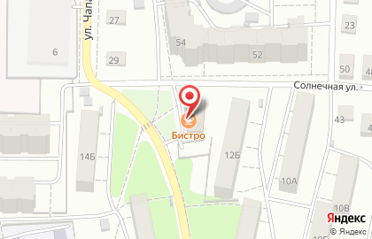 Маркет-бар Бистро СНЭК-БАР на Солнечной улице на карте