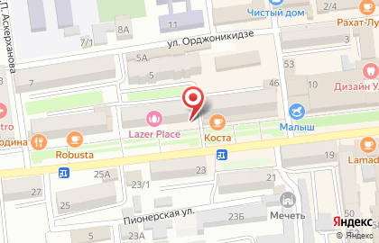 Мужской салон красоты Элитный на карте