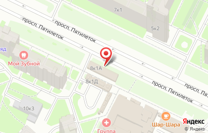 Белорусские деликатесы на проспекте Пятилеток на карте