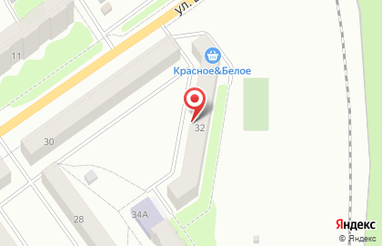 Магазин Красное & Белое на улице Возрождения на карте