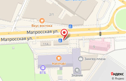 Салон сотовой связи МегаФон на Матросской улице в Подольске на карте