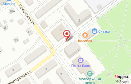 Иконная лавка Благовест на Советской улице на карте