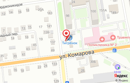 Гостиница Александра на улице Горького на карте