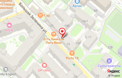 Кафе БуфетЪ на Большой Зелениной улице на карте