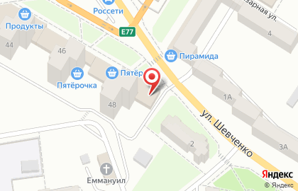 Пятерочка в Калининграде на карте