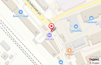 Хостел в Москве на карте