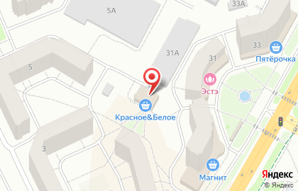 Строящееся административное здание по ул. Юрия Гагарина, 31Б на карте