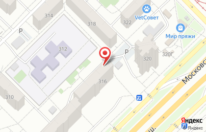 Деост на Московском шоссе на карте