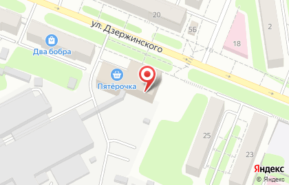 Массажный кабинет на ул. Дзержинского, 39 на карте