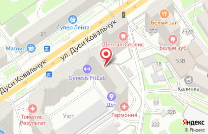 Патронажная служба Забота на улице Дуси Ковальчук на карте