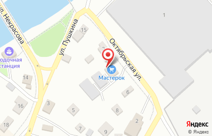 МастерОК на Октябрьской улице на карте