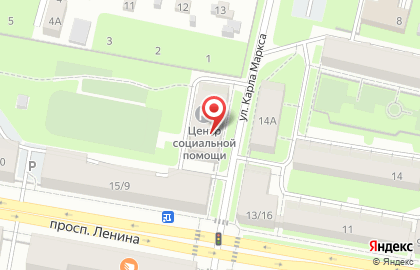test на карте