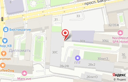 Спортивно-оздоровительный комплекс Прометей на площади Александра Невского II на карте