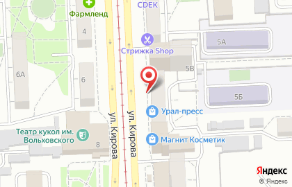 Магазин напольных покрытий Стройбат в Калининском районе на карте
