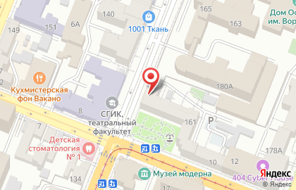 Супермаркет Фасоль на улице Фрунзе на карте