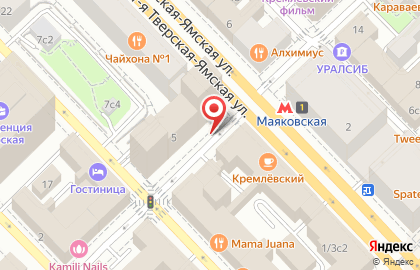 Jal-japan Airlines на 1-й Тверской-Ямской улице на карте