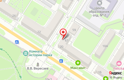 Academie на Первомайской улице на карте