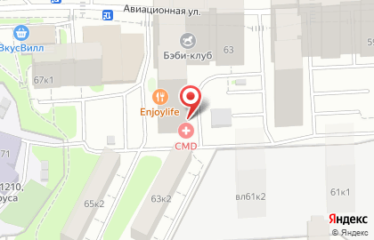 Центр диагностики CMD на метро Щукинская на карте