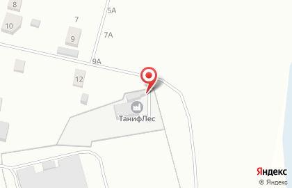 Многопрофильная фирма ТанифЛес на карте